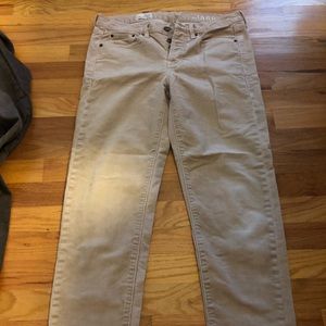 Gap 26/2r 1969 Boyfriend Corduroys Light Khaki